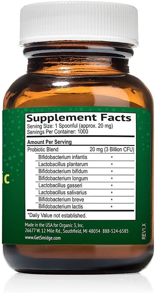 Smidge® Sensitive Probiotic Powder &amp Dosage Spoon (GutPro®)
