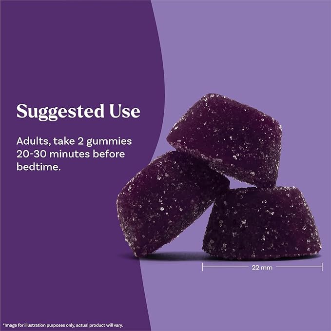Natrol Sleep + Restore Magnesium Glycinate Blend Gummies with Melatonin 5mg - Calm Magnesium with GABA Botanical Blend Cherry Flavor 60 Gummies (Pack of 2)