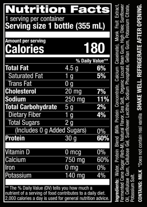 Jocko Fuel Mölk RTD Protein Shakes Bundle - Vanilla &amp Sweet Cream Coffee (Pack of 24)