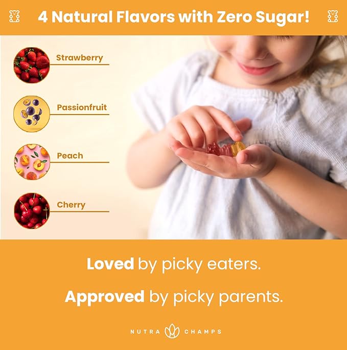 NutraChamps Kids Multivitamins &amp Kids Magnesium Gummies