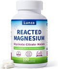 Magnesium &amp Potassium (100 Capsules) - 300mg Chelated Magnesium Glycinate Malate Citrate - Supports Better Sleep Stress Reduction and Muscle Relief