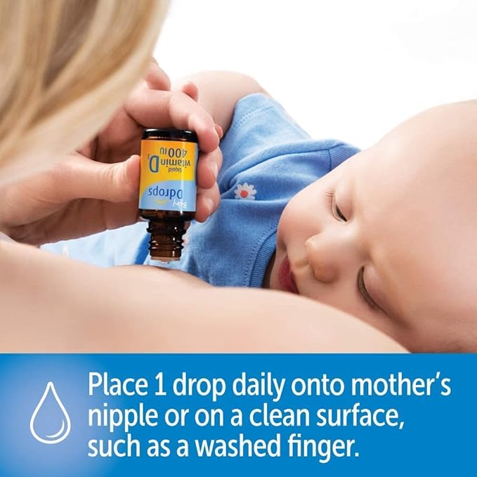 Ddrops Liquid Vitamin D Baby Drops 400 Iu Each 90 Drops (Pack of 8)
