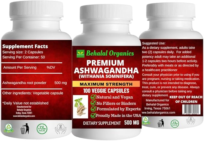 Ashwagandha Quick Release Capsules