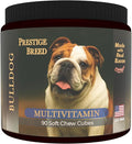 Multivitamins Balanced Nutrition for Your Bulldog 90 Count Made in The USA with Real Bacon