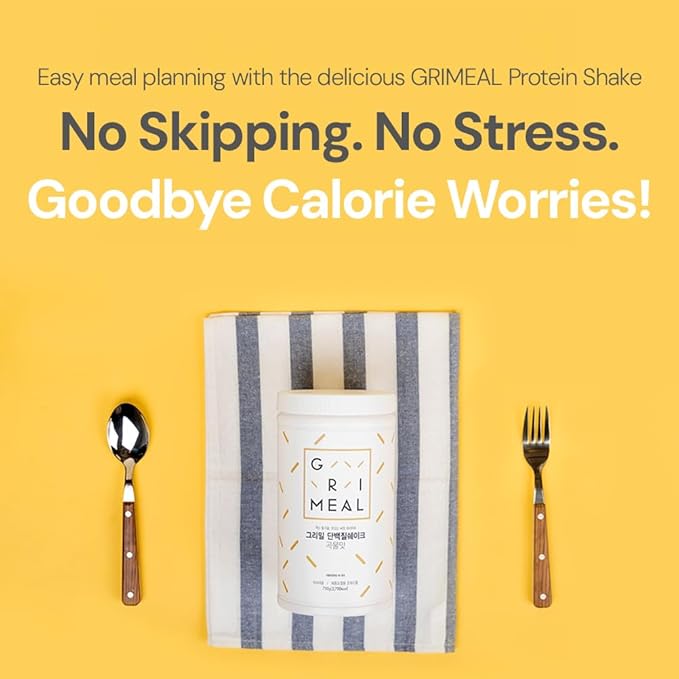 GRIMEAL Meal Replacement Shake ㅣ 12 Flavors for Daily Nutrition ㅣ High Protein Low Sugar Formula ㅣ Plant &amp Whey Protein Blend ㅣ Includes 11 Vitamins &amp Minerals ㅣ Choco 750g Powder
