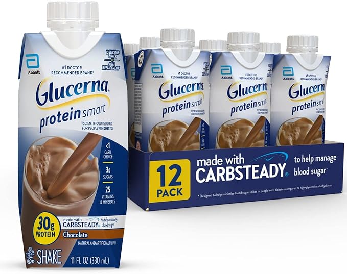 Glucerna Hunger Smart Shake Diabetic Drink Blood Sugar Management 15g Protein &amp Protein Smart Nutritional Shake Diabetic Protein Drink Blood Sugar Management