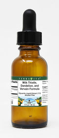 Terravita Milk Thistle Dandelion and Vervain Formula Glycerite Liquid Extract (1:5) - No Flavor (1 oz ZIN: 523746)