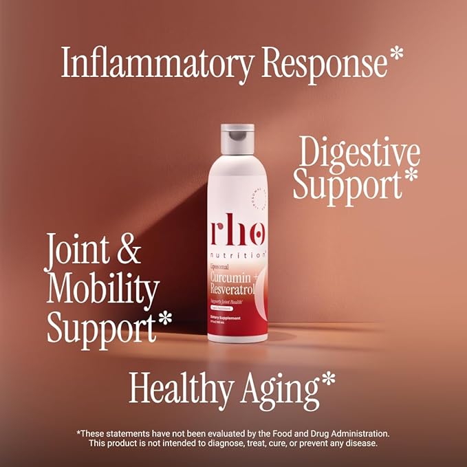 Rho Daily Essentials Wellness Bundle - Start Your Day Recover in the Afternoon and Decompress at Night with High Absorption Liposomal Supplements – NAD+ Curcumin + Resveratrol &amp Magnesium (3 P