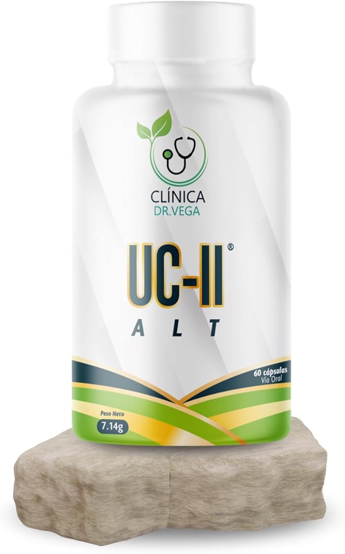 CLINICA DR. Vega | UC-II ALT | Type II Collagen + Boron Glycinate + Hyaluronic Acid | Daily Support for Mobility &amp Active Lifestyle | 60 Capsules