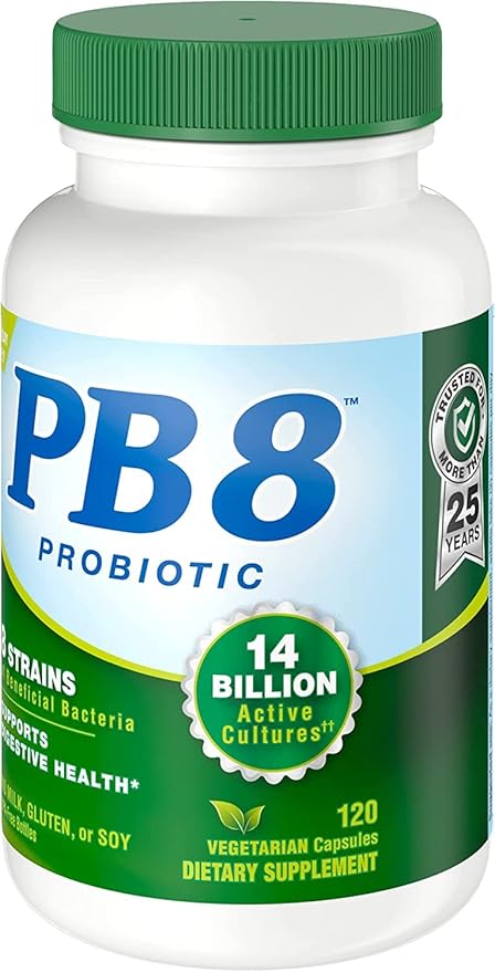 Nutrition Now PB 8 ProBiotic Acidophilus Vegetarian - 120 VegCap 2 Pack