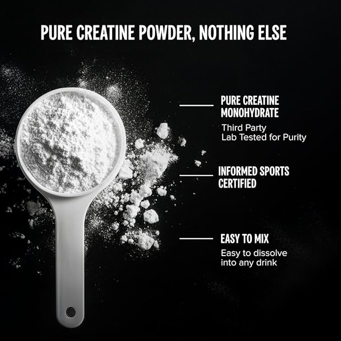 Vivo Life - Creatine Monohydrate Powder Micronised - Vegan Unflavoured (8.8 oz 84 Servings)