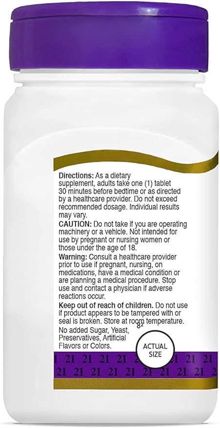 21st Century Melatonin 5mg Tablets - 120 ct Pack of 4