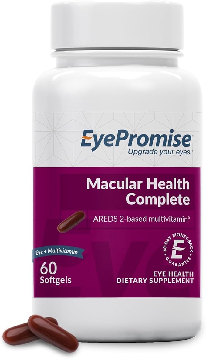 EyePromise Macular Health Complete Supplement - 60 Softgels 30-Day Supply - Complete Macular Support with 10mg Lutein &amp Zeaxanthin