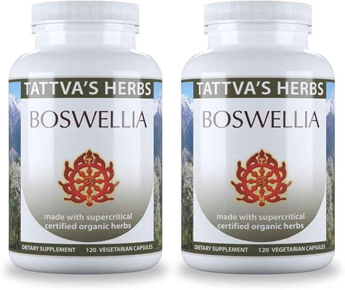Bundle - 4 Pack - 2 Pack - Turmeric Curcumin 120 ct. 500 mg. - Plus 2 Pack Boswellia Mobility Support 120 ct. 500 mg.