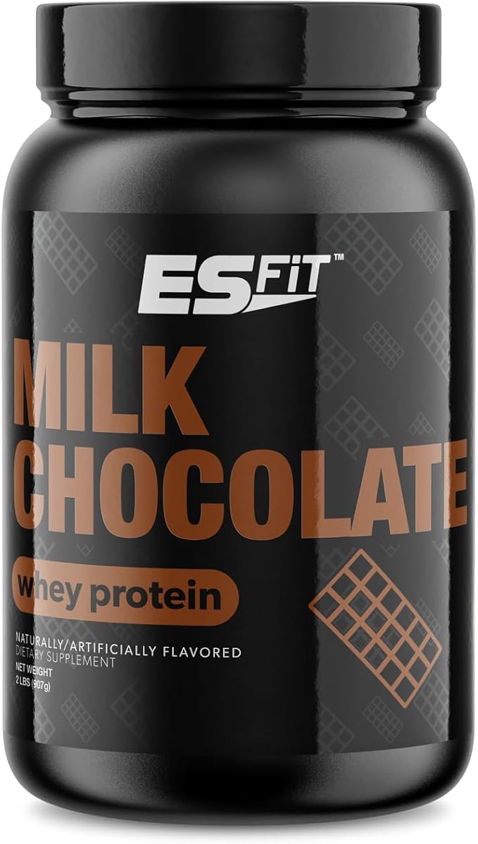Whey Protein Powder - Post Workout Whey Protein Isolate for Muscle Recovery Non-GMO BCAAs Superior Taste Tested and Certified Milk Chocolate 2 Pounds