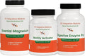 SIBO Bloating Bundle by Dr. Rajsree Essential Magnesium 180 Capsules Motility Activator 60 Capsules and Digestive Enzyme Pro 90 Capsules