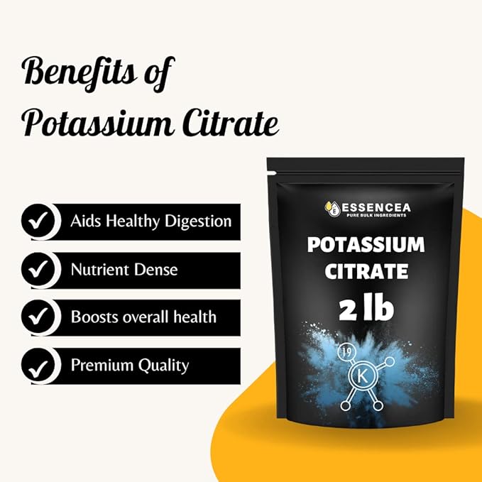 Zinc Oxide Powder 1lb + Potassium Citrate Powder 2lb Combo – Non-Nano Food Grade – Versatile Uses – Resealable Bags | Value Combo Pack