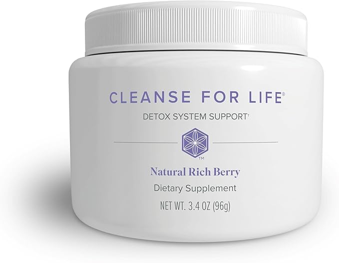 Isagenix Cleanse for Life - Powder Supplement for Cleanse Drink with No Laxatives or Diuretics - Support Metabolism with Vitamin B12 &amp Niacin - Natural Rich Berry -3.4 Oz (16 Servings)