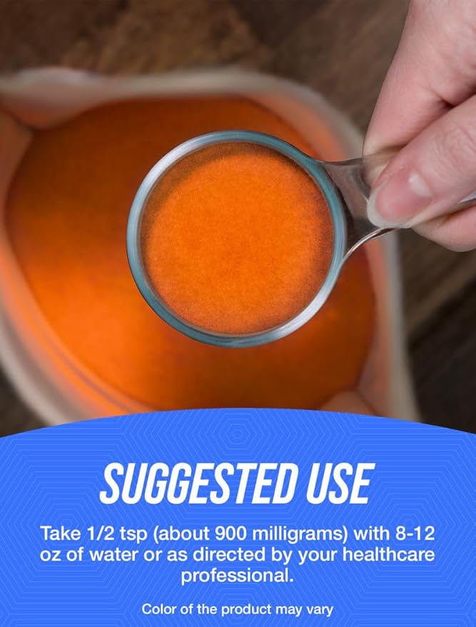 BulkSupplements.com Beta Carotene Powder - Beta Carotene Supplement Vitamin A Supplement for Immune and Vision Support - Gluten Free 900mg per Serving 500g (1.1 lbs) (Pack of 1)