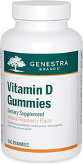 Genestra Brands Vitamin D Gummies | Support for Musculoskeletal Cardiovascular Neurocognitive Cellular and Immune Health* | 100 Gummies | Natural Raspberry Flavor