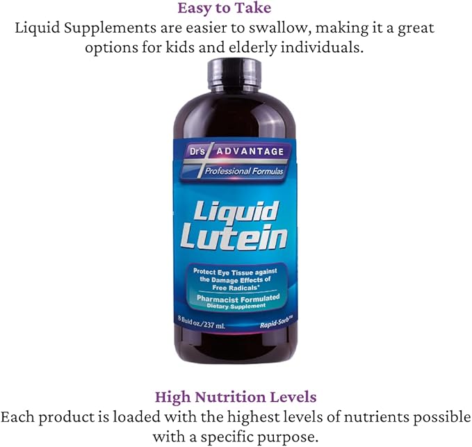 Liquid Lutein Supplement 8 FLOZ