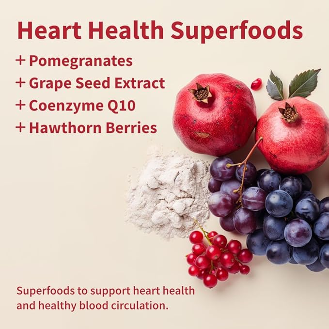 Snap Supplements Heart Health Bundle: CoQ10 Organic Beet Root Hawthorn Berry Turmeric &amp Odorless Garlic Capsules + Sugar-Free Gummies 90 Caps &amp 60 Gummies