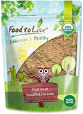 Food to Live Organic Energize Chocolate Protein Mix 2 Pounds – Plant-Based Blend with Hemp and Pumpkin Protein. Cacao Banana and Maca Powders. Perfect for Smoothies and Shakes. Vegan Kosher Bulk