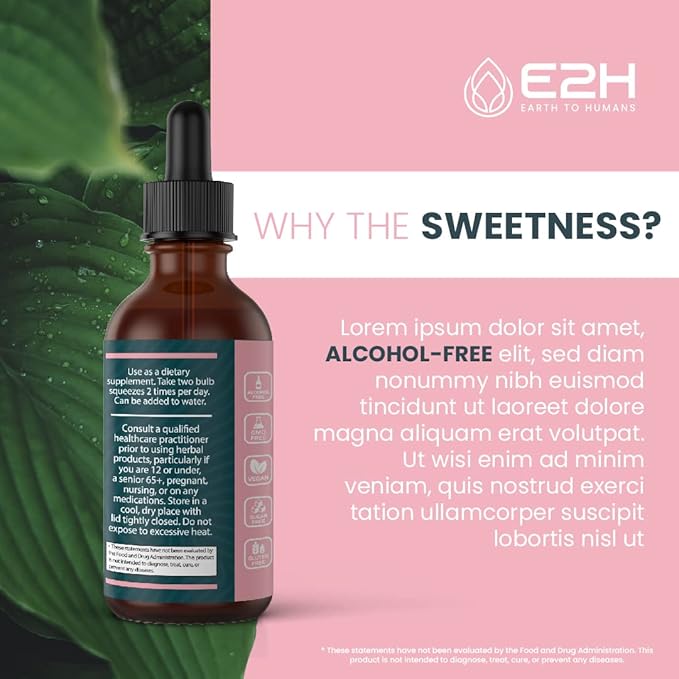 E2H Breastfeeding Supplement and Lactation Support - Liquid Lactation Supplement - Contains Fenugreek Milk Thistle Fennel and More - No Alcohol - Vegan - 2 Fl Oz