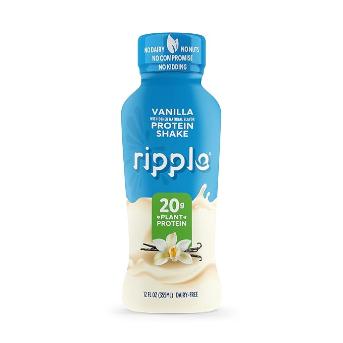 Ripple 12 oz Protein Shakes (12 Fl Oz (Pack of 12) Variety Pack (Chocolate and Vanilla))