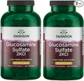 Swanson Glucosamine Sulfate 2Kcl 500 mg 400 Caps (2 Pack)