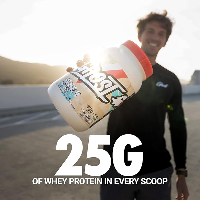 GHOST Whey Protein Powder Marshmallow Cereal Milk - 2LB 25G of Protein - Whey Protein Blend - ­Post Workout Fitness &amp Nutrition Shakes Smoothies Baking &amp Cooking - Soy &amp Gluten-Free