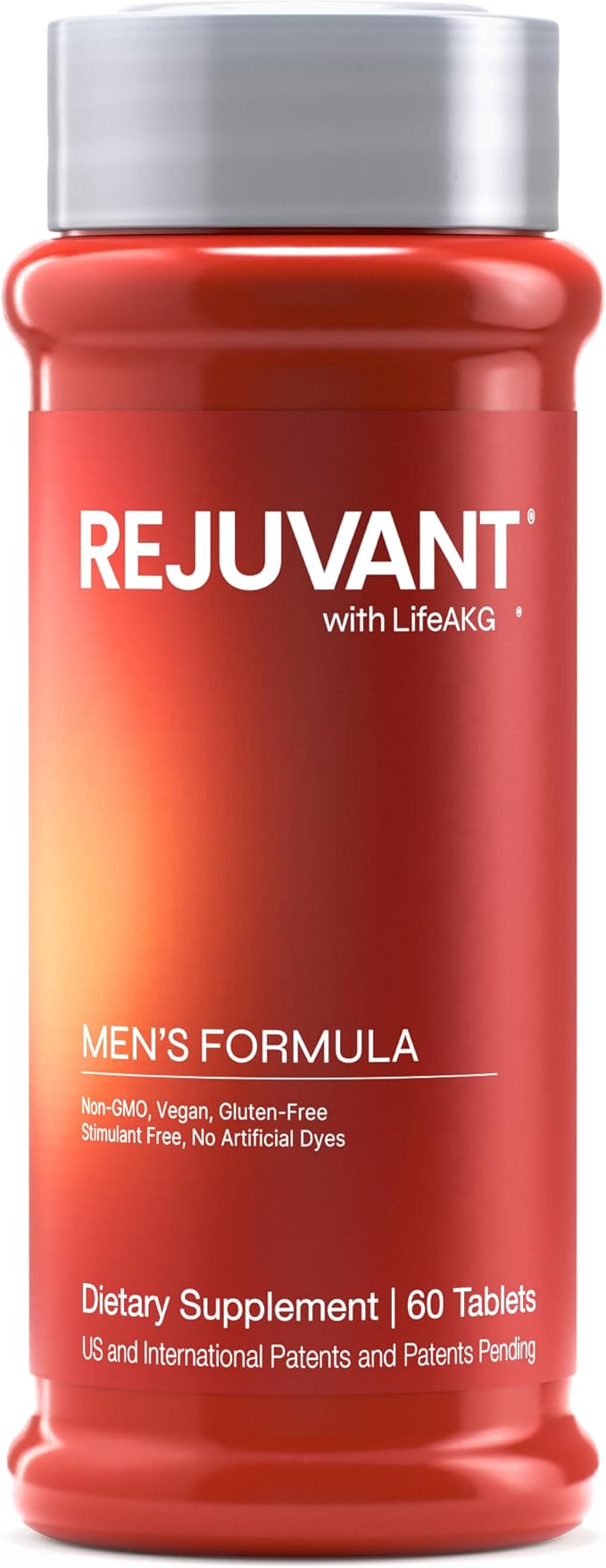 Rejuvant AKG Longevity Supplement 1000MG Ultra 98% Pure (Calcium Alpha-Ketoglutarate) New Formula Coated Tablets Patented Vitamin Rich Controlled Release Formula 60 Tablets