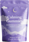IRMI Calming Sleep Gummies with Ashwagandha Magnesium L-Theanine &amp Lemon Balm 60 Gummies