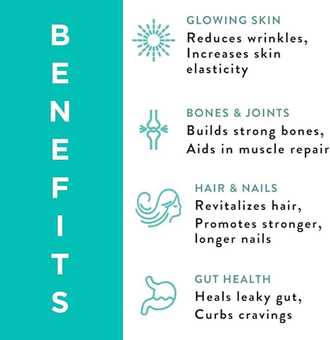 Further Food Unflavored Collagen Peptides Powder - 100% Grass-Fed Hydrolyzed Type 1 &amp 3 20g of Collagen per Serving Supports Skin Hair Nails &amp Joints 32 Oz