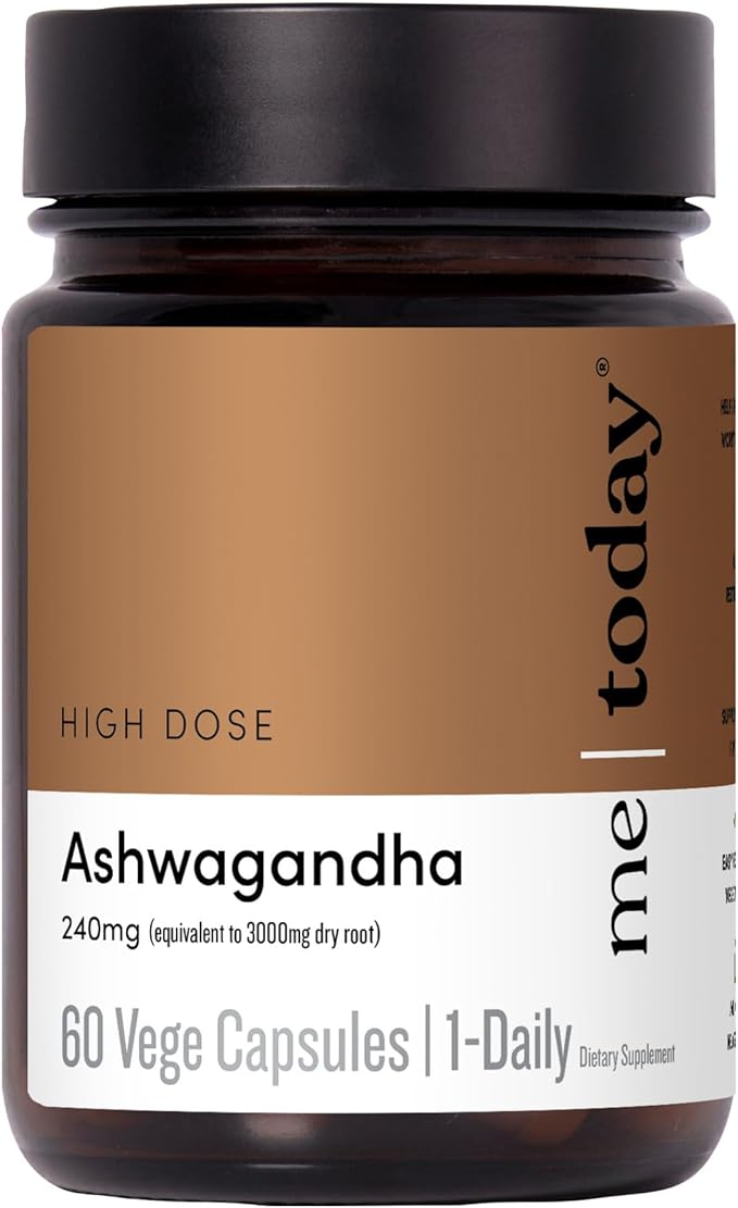 me today Ashwagandha Supplement Capsules 3000 mg -High Strength Adaptogen Supplement for Stress Relief Mental Clarity &amp Focus – Vegan Natural Daily Wellness Formula60 Servings.