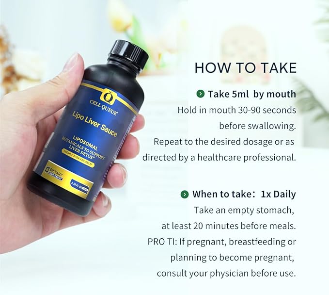 Liver Sauce - Liposomal Liver Detox with Milk Thistle DIM Quercetin Lipoic Acid and Dandelion Root Supplement - Supports Bile &amp Toxin Momentum