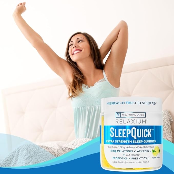 Relaxium Sleep | 60 Capsule+ Sleep Quick Melts + Gummies (Family Pack Sleep Bundle)