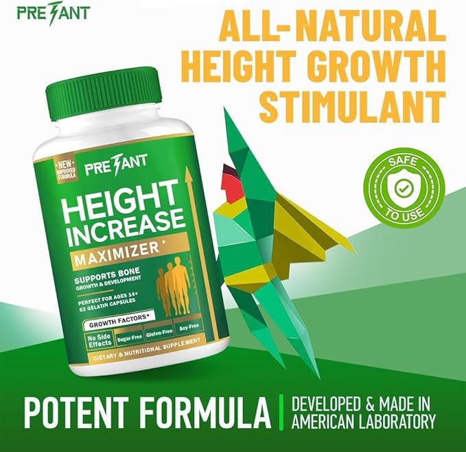 PRETANT-Ashwagandha Supplement Calcium Vitamin &amp Lysine - - Extra Strength Bone and Muscle Health Supplement 62 Count