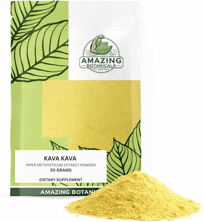 Premium Kava Extract - High Potency Relaxation and Stress Relief Supplement - Natural Mood Booster Calmness and Sleep (30 Grams)