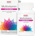 GNC Women’s Ultra Mega Multivitamin Caplets Clinically Proven to Feel Better Immune Support Vitamin A B C D Iron Biotin Beauty Gluten Free Timed Release 90 ct 45 svgs