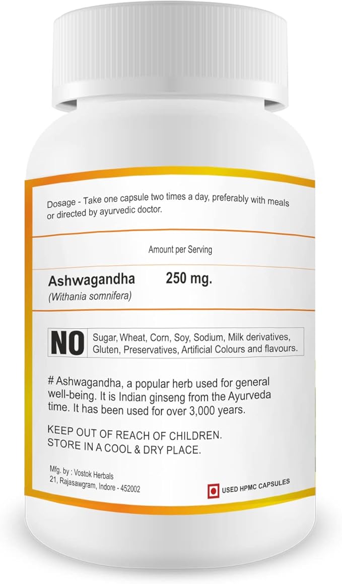 Bhumija Lifesciences Ashvagandha Capsules 60's (Pack of Three)