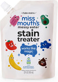 Miss Mouth's Messy Eater Stain Treater - 32oz Refill - Newborn &amp Baby Essentials - No Dry Cleaning Food Grease Coffee Off Laundry Underwear Fabric