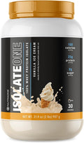NutraOne IsolateOne Whey Protein Isolate Powder 100% Pure Whey Isolate Powder (Vanilla Ice Cream - 2 lbs.)
