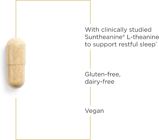 Integrative Therapeutics Pro-Som - Melatonin-Free Quality Sleep Support for Nighttime Relaxation* - Bedtime Supplement for Restful Sleep Support* - Dairy- &amp Gluten-Free - 60 Capsules (15 Servings)