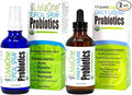 LiviaOne Topical Probiotics Spray and Daily Liquid Probiotics Bundle 8 Fl Oz (Pack of 2)