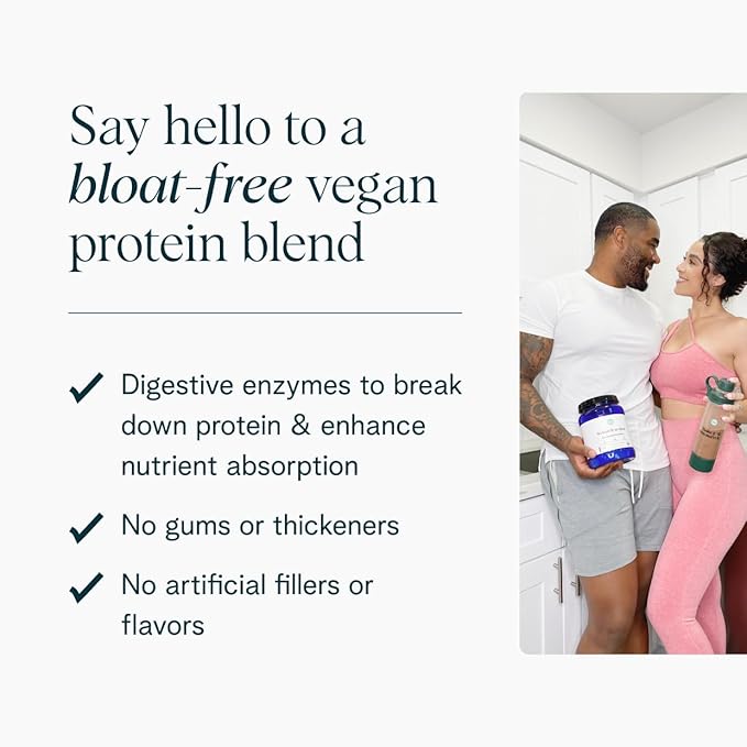 Ora Organic Plant-Based Protein Powder - 23g Protein for Women and Men - Vanilla Flavor 20 Servings Vegan Clean Protein Third-Party Tested Gluten-Free - 20 Servings