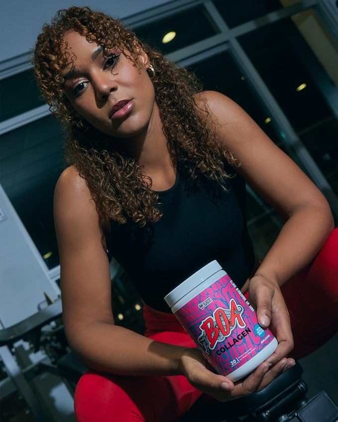 BOA Collagen - All Natural Hydrolyzed Protein Collagen with Biotin and Iron - Promotes Hair Skin and Nails - Supports Healthy Joints - Unflavored - 30 Servings