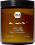 Moon Juice Magnesi-Om Magnesium Powder Supplement - Chelated Magnesium Complex + L-Theanine Blend for Rest Relaxation &amp Regularity - Vegan Non-GMO &amp No Sugar Unflavored 3.9 oz 30 Sevings