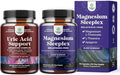 Bundle of Green Coffee Bean Extract for Uric Acid Cleanse &amp Detox with Turmeric Tart Cherry &amp Celery Seed for Adults and High Absorption Magnesium Sleep - Magtein L-Threonate Apigenin Theanin
