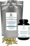 Holistic Bin Circadian Sleep Aid | Science-Backed All Natural Sleep Aids for Adults | Non-Groggy &amp Non-Habit Forming with L-Theanine Magnesium Valerian Root &amp More for Sleep Help